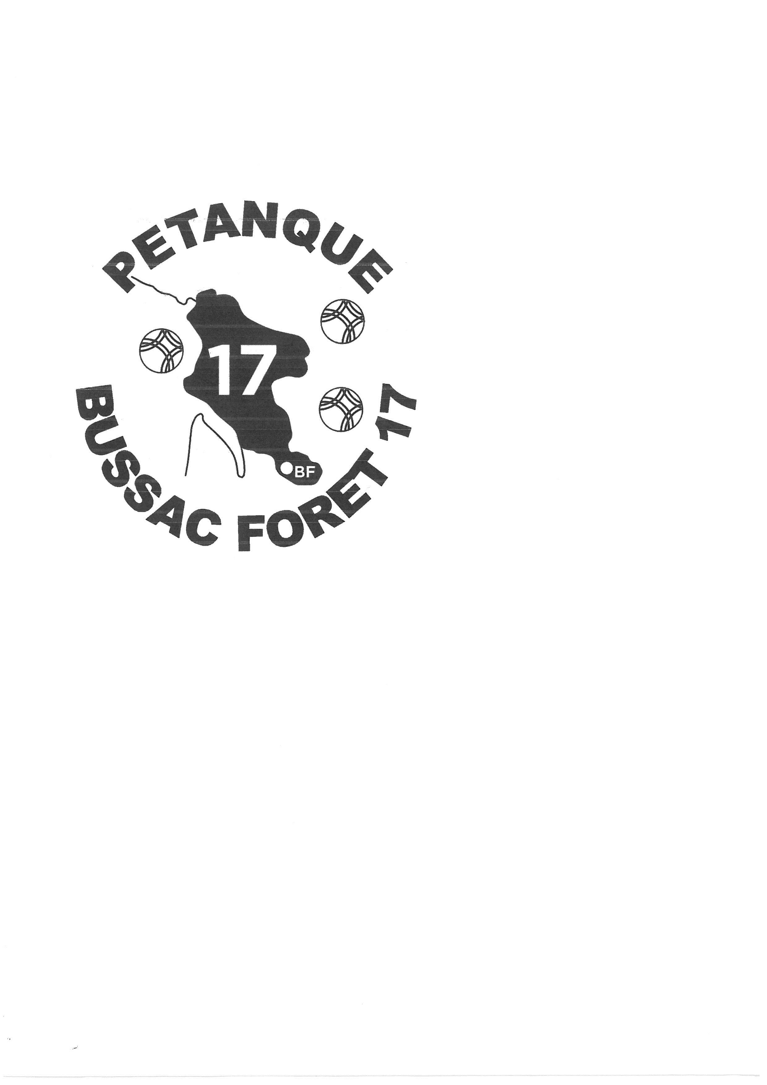 logo petanque bussac foret